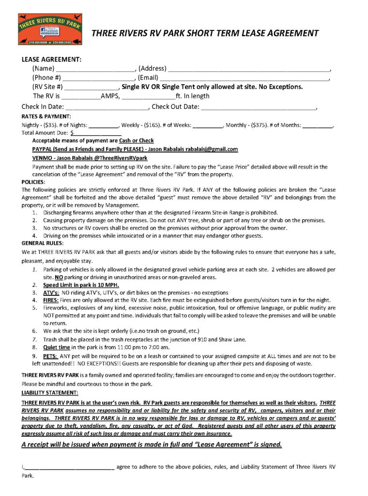 Lease Agreement